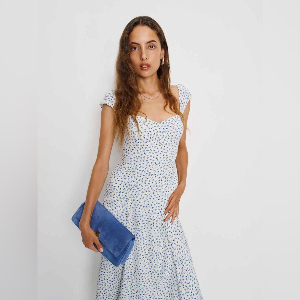 Reformation Petites Bryson Dress Ivory - Size 8P